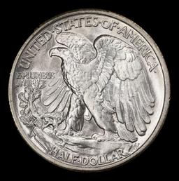 1941-s Walking Liberty Half Dollar Near Top Pop 50c ms67 SEGS