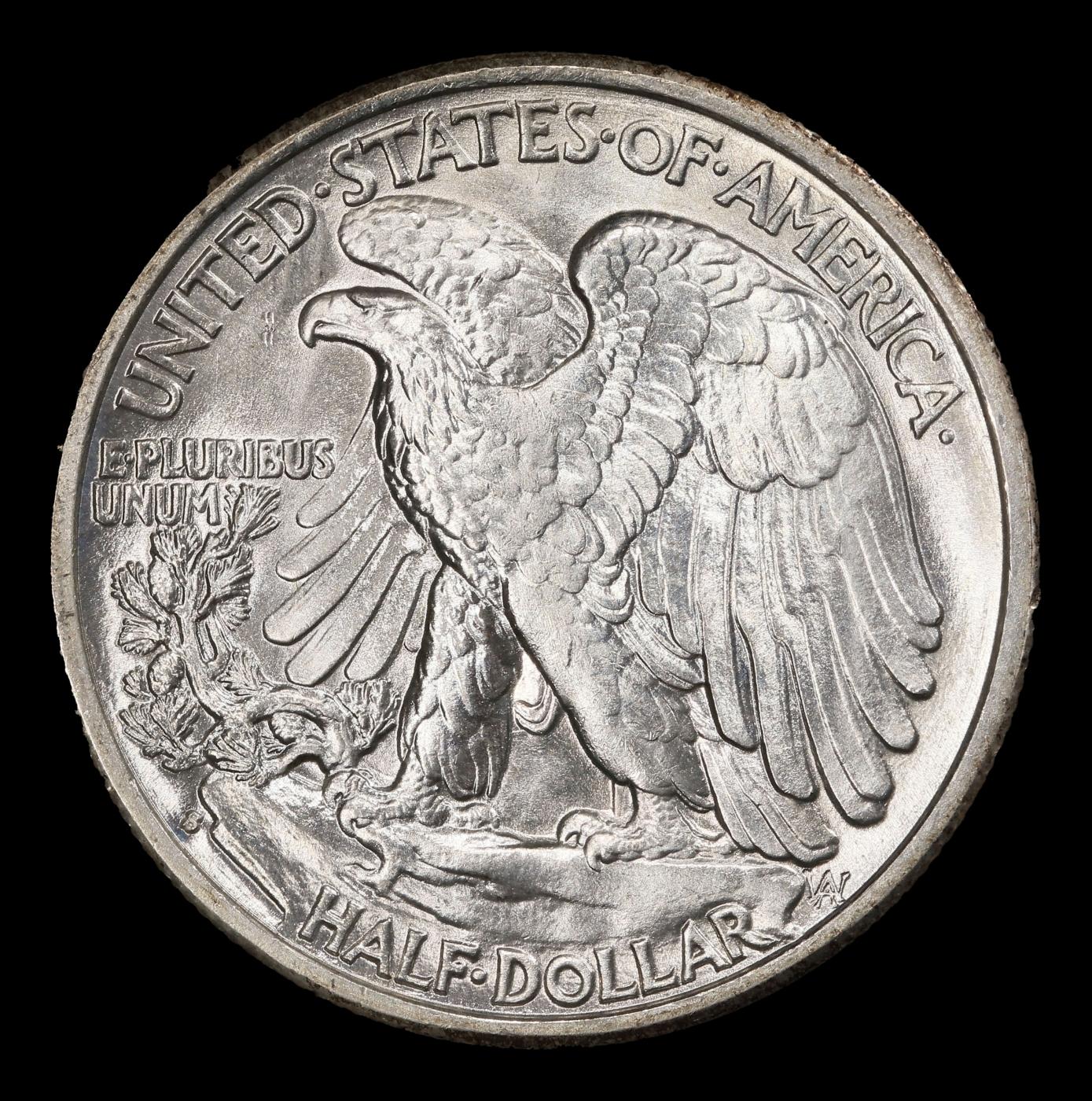 1941-s Walking Liberty Half Dollar Near Top Pop 50c ms67 SEGS