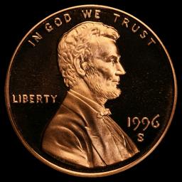 1996-s Proof Lincoln Cent 1c pr70 rd dcam SEGS