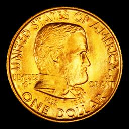 1922 Grant w/Star Gold Commem Dollar 1 ms67 SEGS