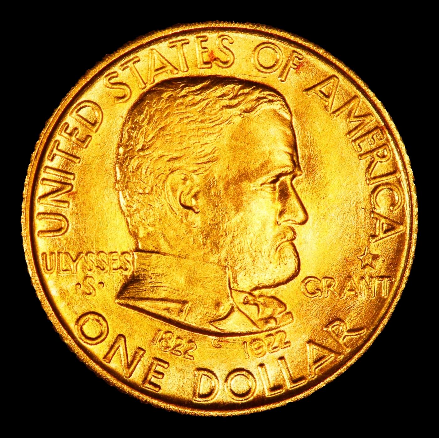 1922 Grant w/Star Gold Commem Dollar 1 ms67 SEGS
