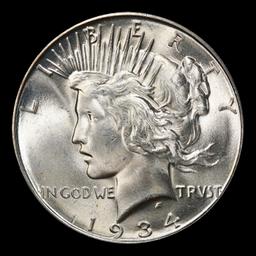 1934-d Peace Dollar $1 ms65 SEGS