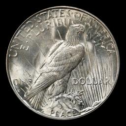 1934-d Peace Dollar $1 ms65 SEGS