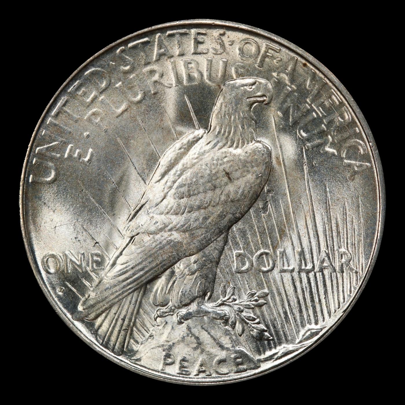 1934-d Peace Dollar $1 ms65 SEGS