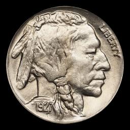 1927-d Buffalo Nickel Near Top Pop! 5c ms65+ SEGS