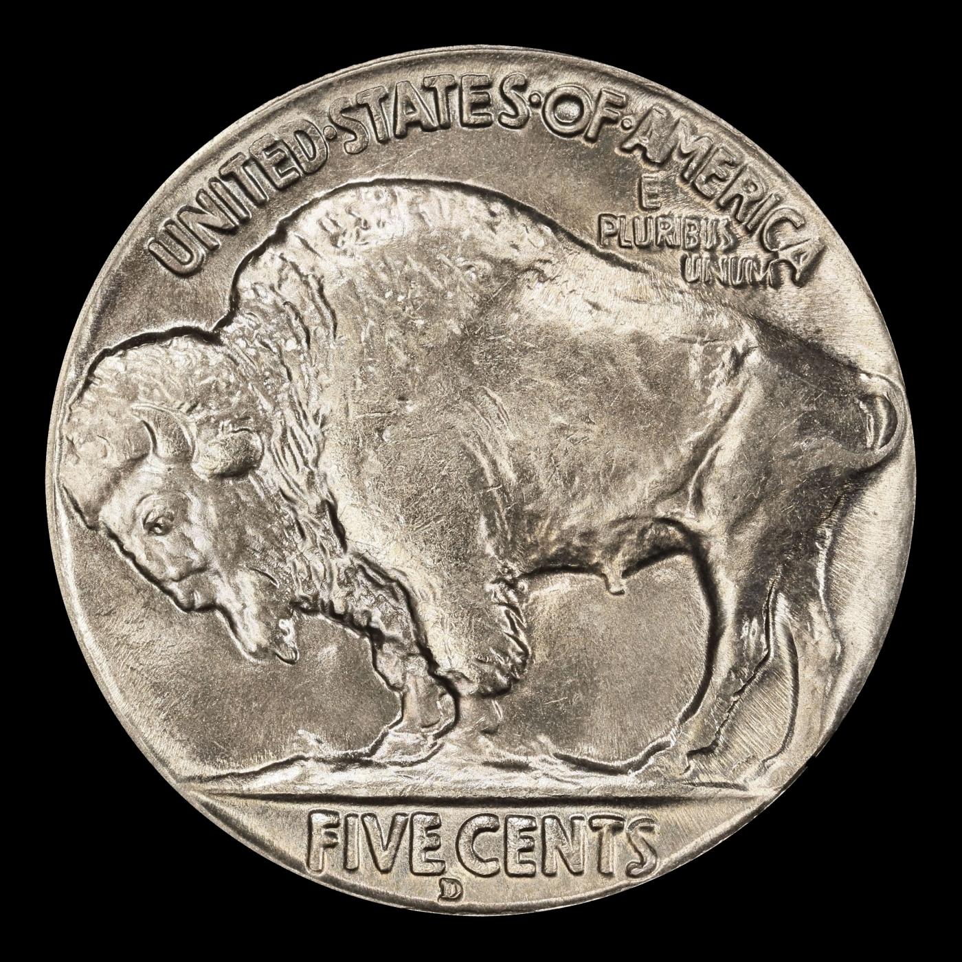 1927-d Buffalo Nickel Near Top Pop! 5c ms65+ SEGS
