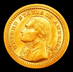 1903 Jefferson Louisiana Purchase Gold Commem Dollar TOP POP! 1 ms68 SEGS