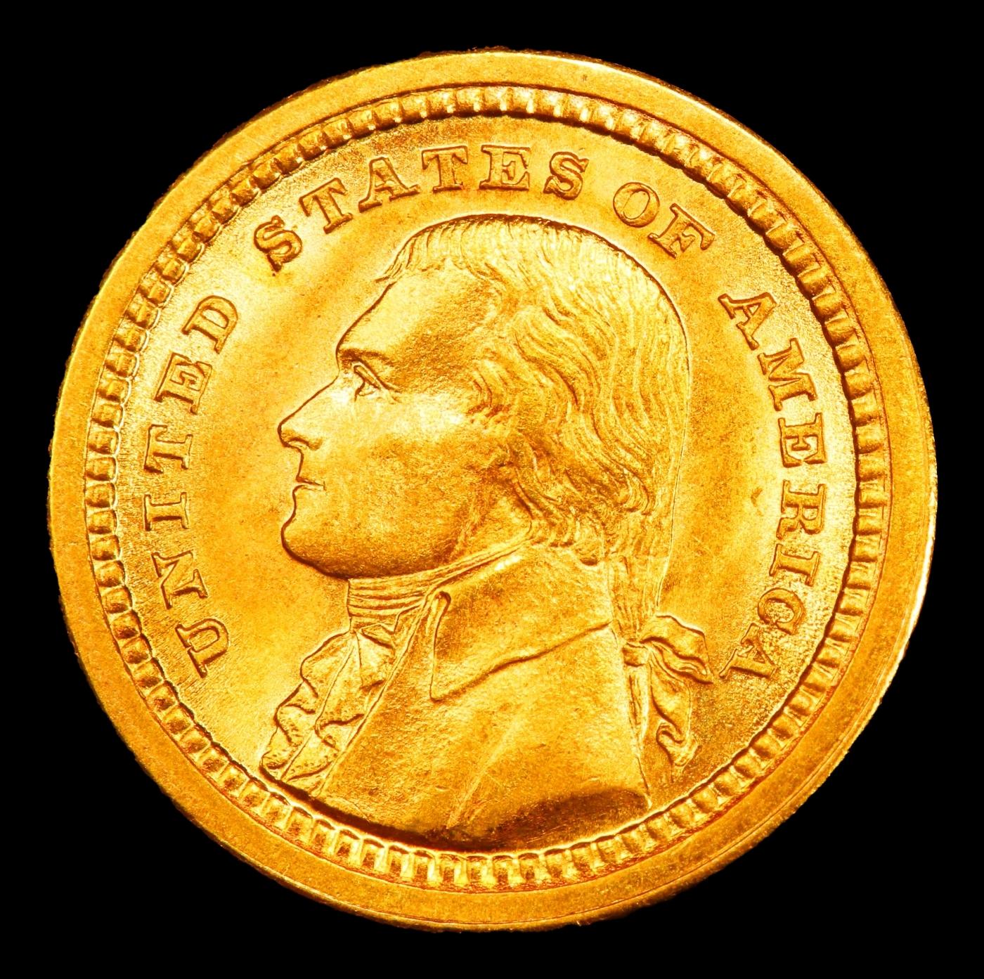 1903 Jefferson Louisiana Purchase Gold Commem Dollar TOP POP! 1 ms68 SEGS