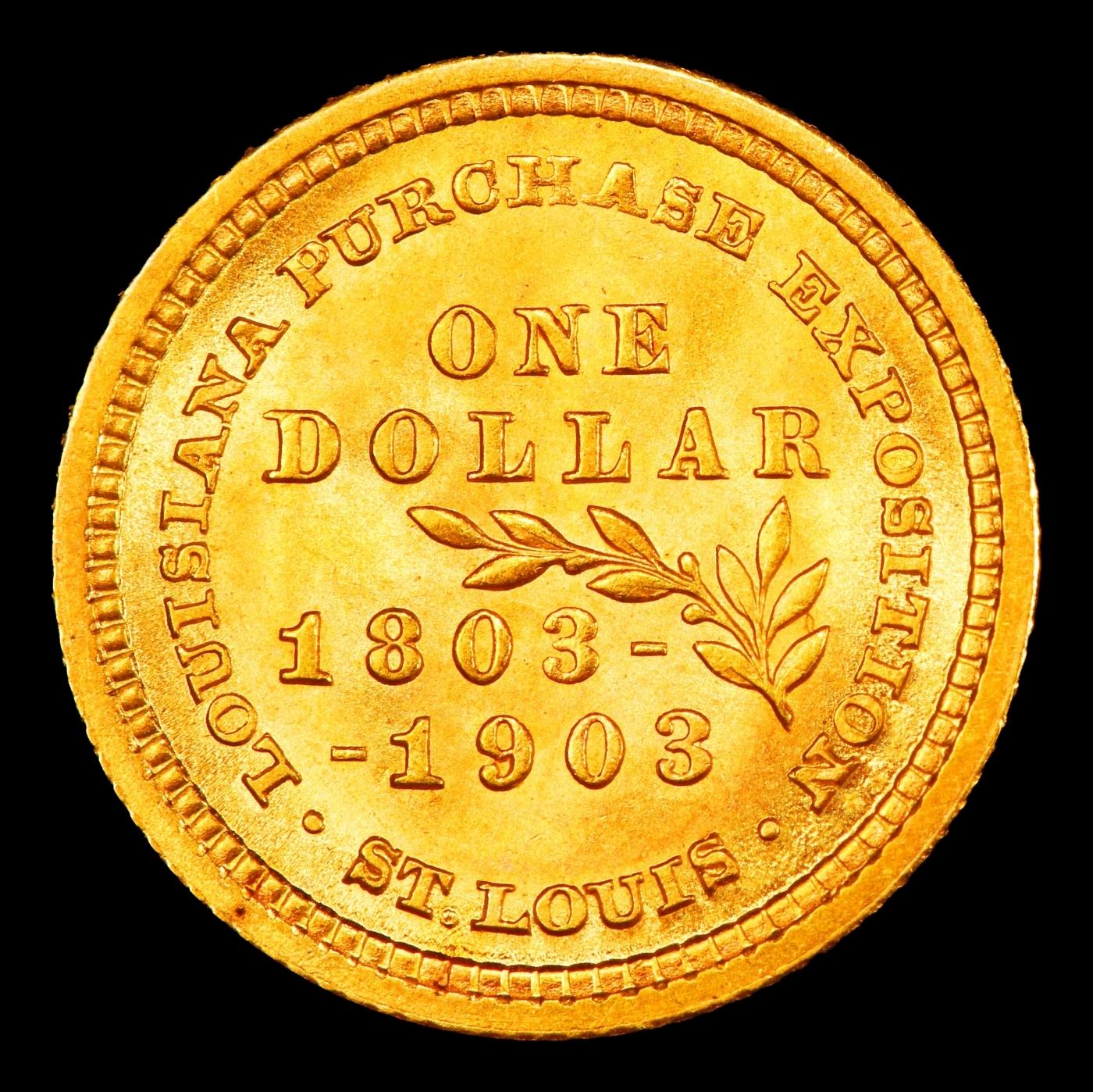 1903 Jefferson Louisiana Purchase Gold Commem Dollar TOP POP! 1 ms68 SEGS