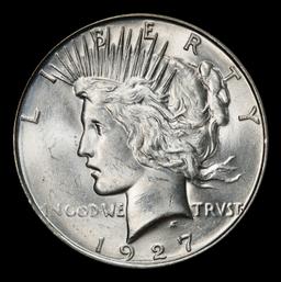 1927-d Peace Dollar $1 Grades ms63