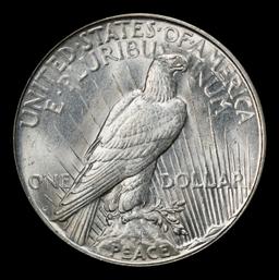 1927-d Peace Dollar $1 Grades ms63