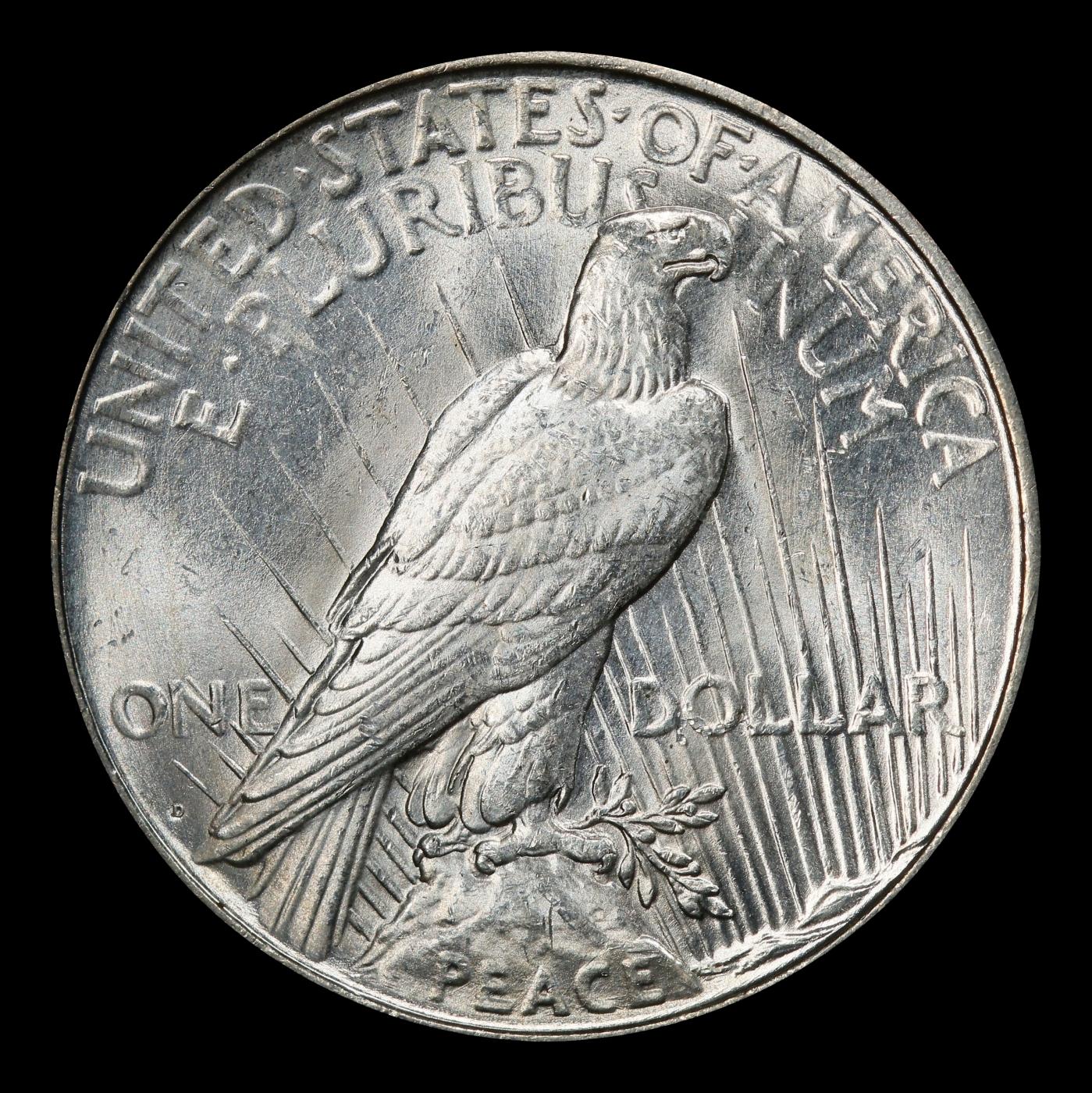 1927-d Peace Dollar $1 Grades ms63