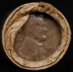 Lincoln Wheat Cent 1c Mixed Roll Orig Brandt McDonalds Wrapper, 1923-d end, Wheat other end