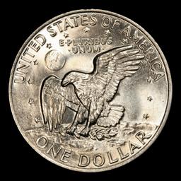 1972-p Ty 2 Eisenhower Dollar Near Top Pop $1 ms66 SEGS