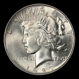 1927-d Peace Dollar $1 Grades ms63