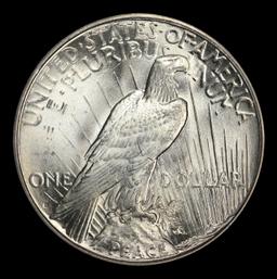1927-d Peace Dollar $1 Grades ms63