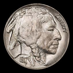 1917-p Buffalo Nickel 5c ms66 SEGS
