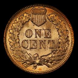 1907 Indian Cent . 1c ms66 rd SEGS