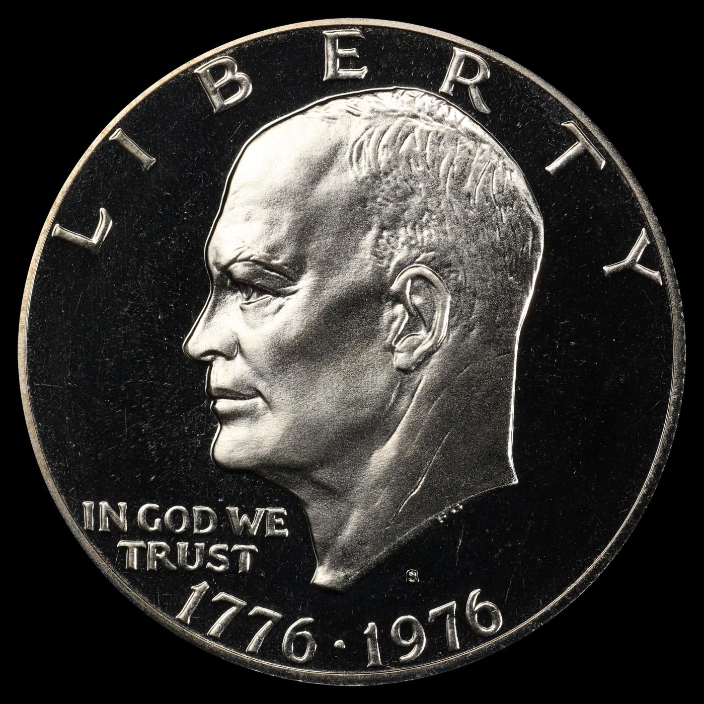 1976-s Ty 1 Clad Proof Eisenhower Dollar $1 pr70 dcam SEGS