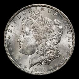 1900-o Morgan Dollar $1 Grades ms62+