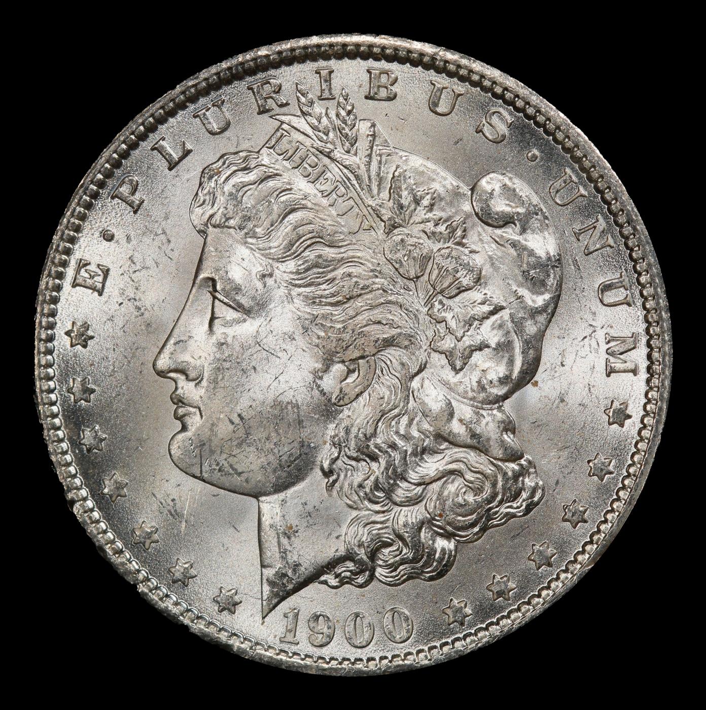1900-o Morgan Dollar $1 Grades ms62+