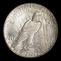 1927-s Peace Dollar $1 ms64 SEGS