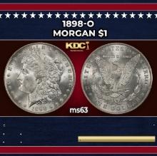 1898-o Morgan Dollar $1 Grades ms63