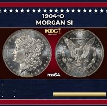 1904-o Morgan Dollar $1 Grades ms64