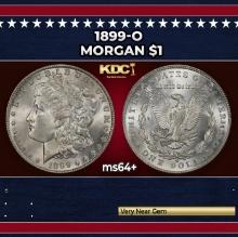 1899-o Morgan Dollar $1 Grades ms64+