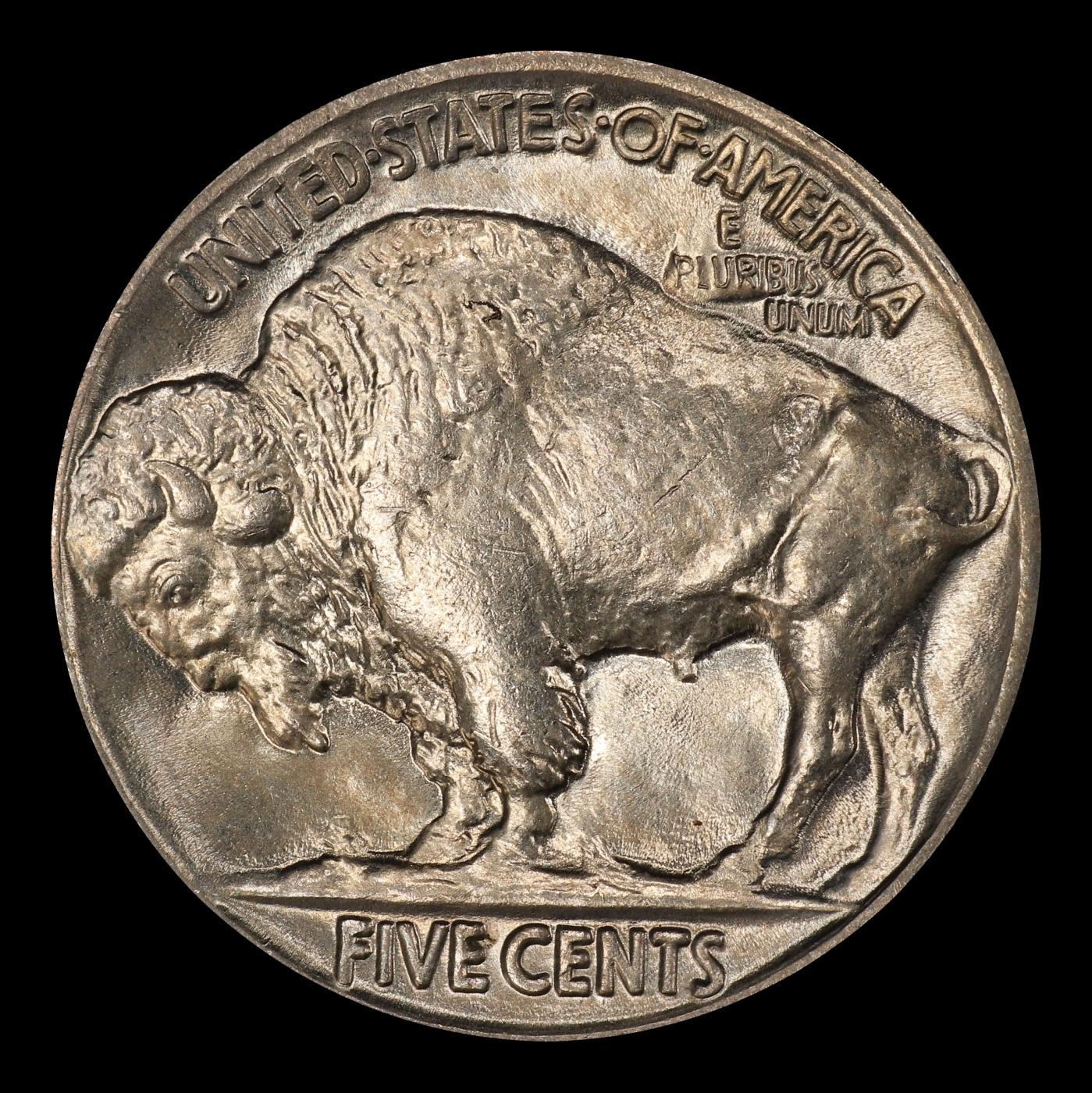 1920-p Buffalo Nickel 5c Grades ms65