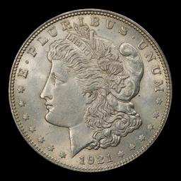 1921-d Morgan Dollar $1 Grades ms62