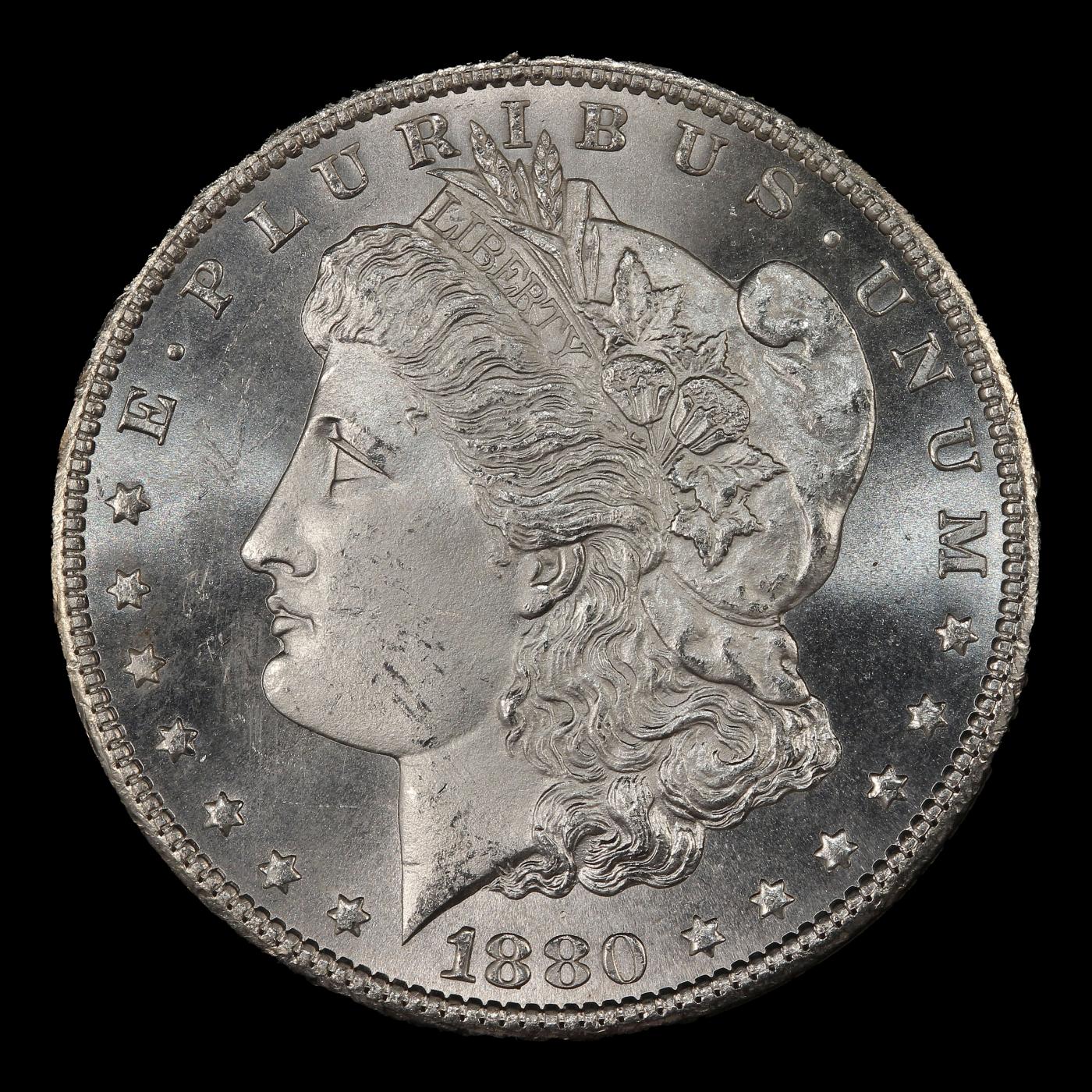 1880-s Morgan Dollar $1 Grades ms65+
