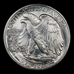 1945-d Walking Liberty Half Dollar 50c Grades ms66