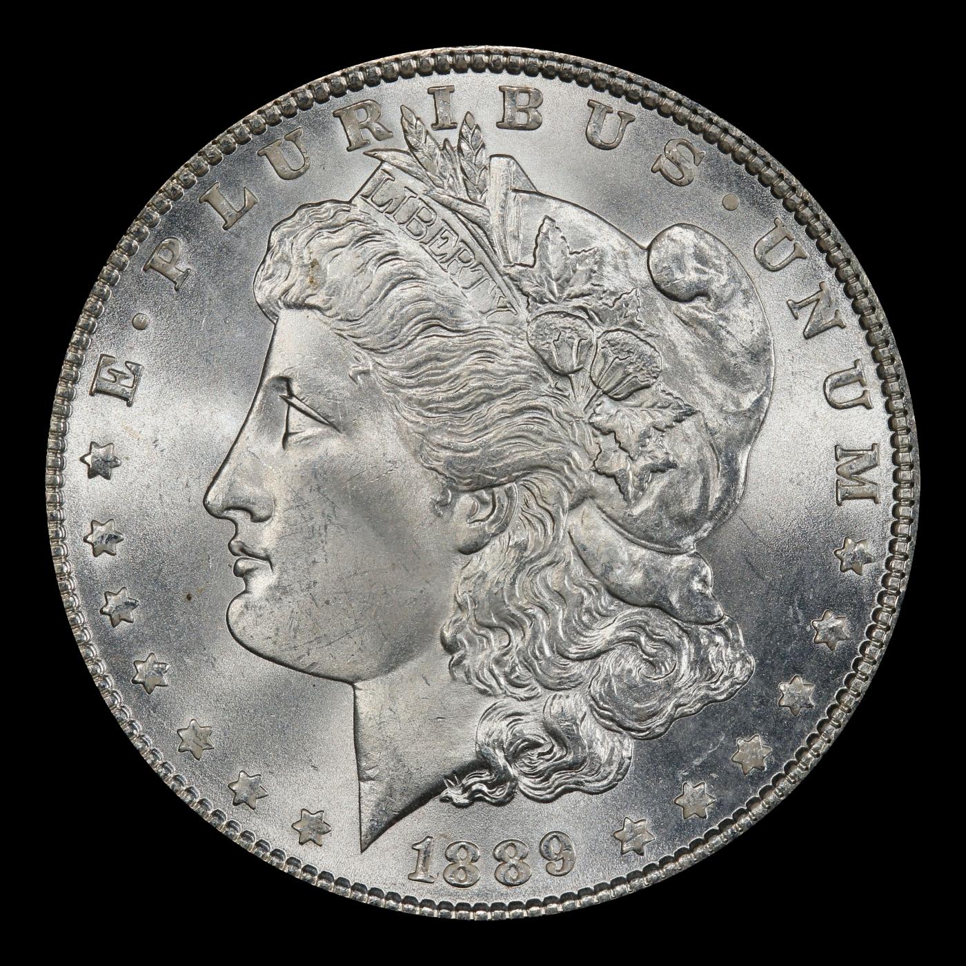 1889-p Morgan Dollar $1 ms66 SEGS