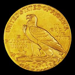 1910-p Gold Indian Quarter Eagle $2 1/2 ms64+ SEGS