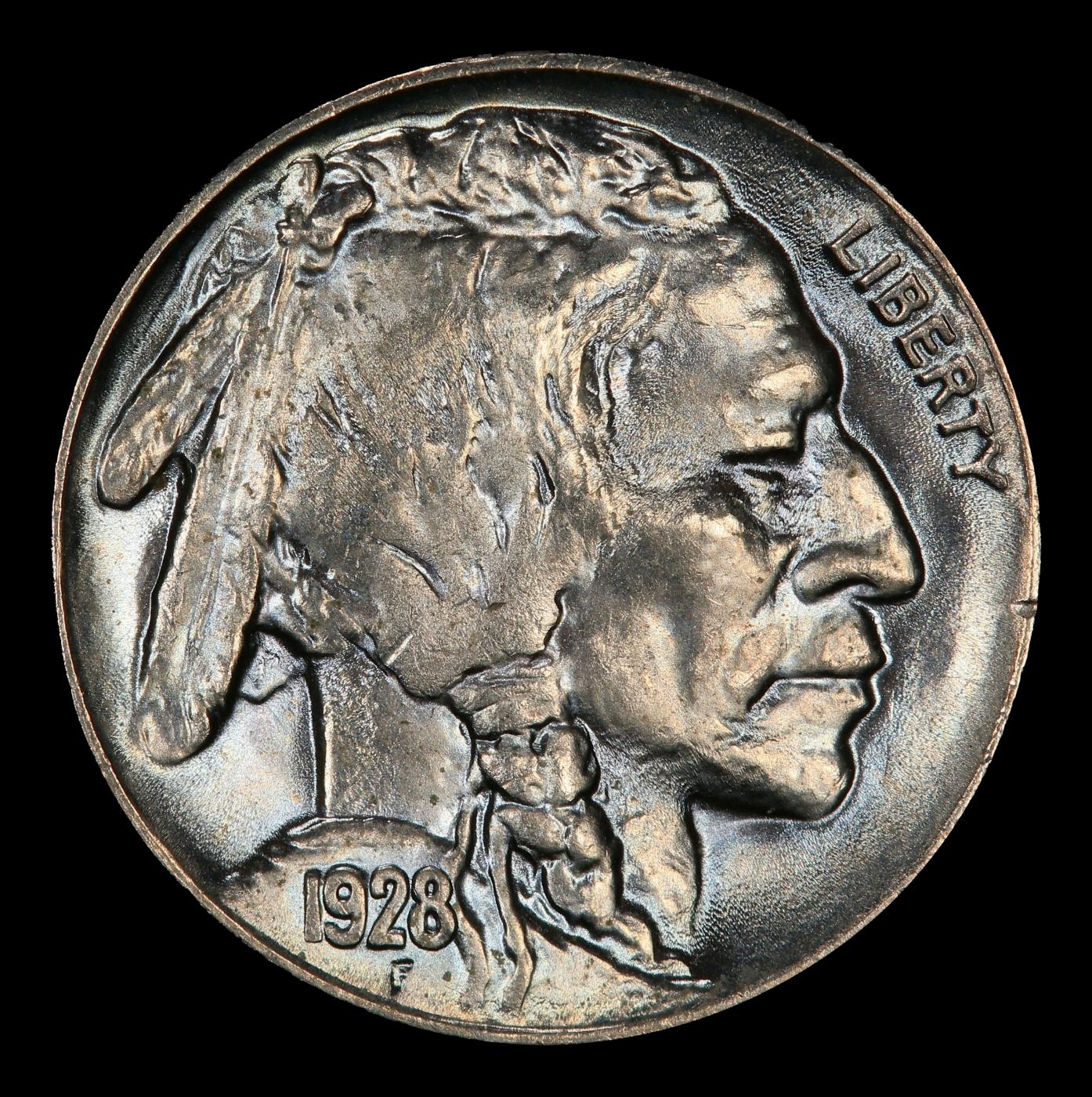 1928-p Buffalo Nickel 5c Grades ms66
