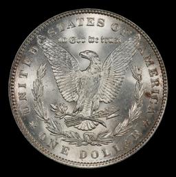 1885-p Morgan Dollar $1 Grades ms63