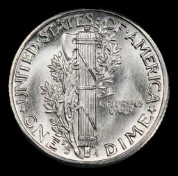 1941-d Mercury Dime 10c ms67 fsb SEGS