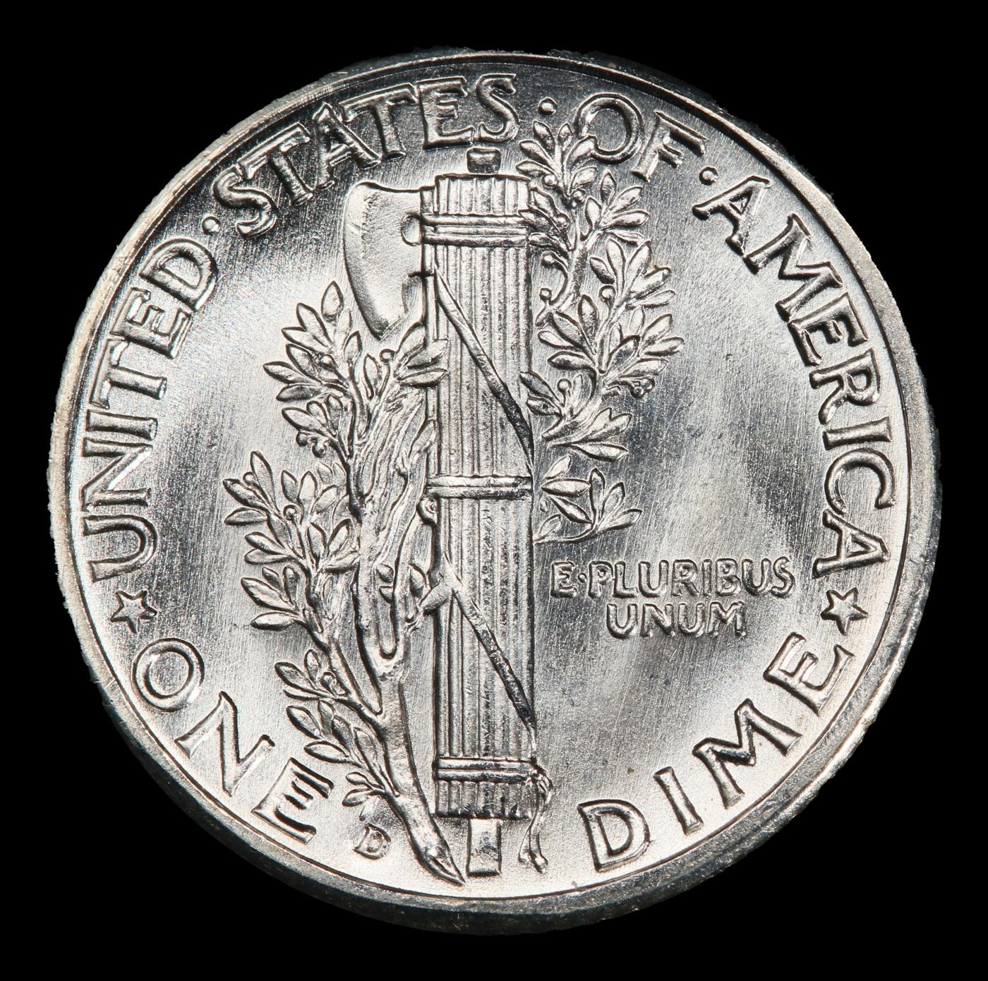 1941-d Mercury Dime 10c ms67 fsb SEGS