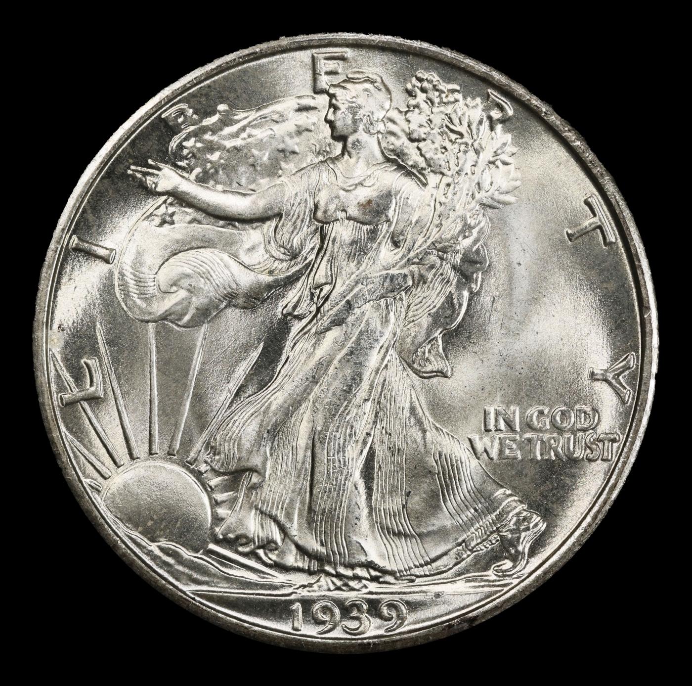 1939-s Walking Liberty Half Dollar 50c ms66 SEGS