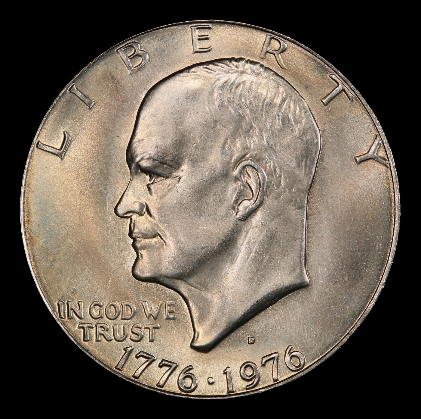 1976-d Ty 1 Eisenhower Dollar Near Top Pop $1 ms67 SEGS