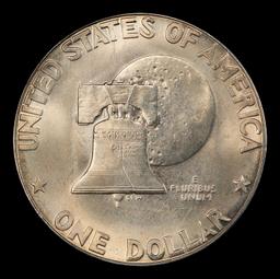 1976-d Ty 1 Eisenhower Dollar Near Top Pop $1 ms67 SEGS