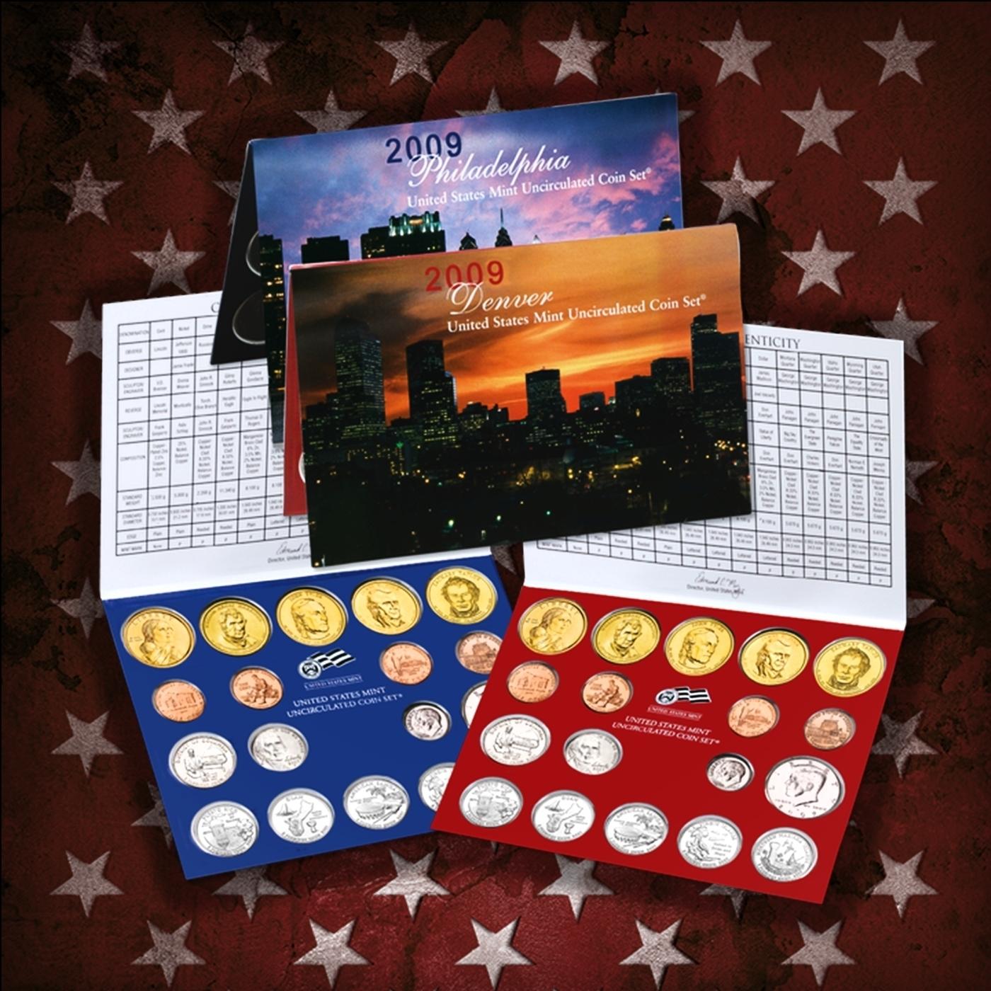2000-2024 25 Years Mint Set Run - 584 Coins, 25 Complete Sets Comeplete 21st century Set