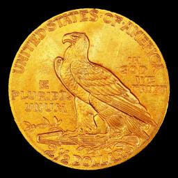 1913-p Gold Indian Quarter Eagle $2 1/2 ms65 SEGS