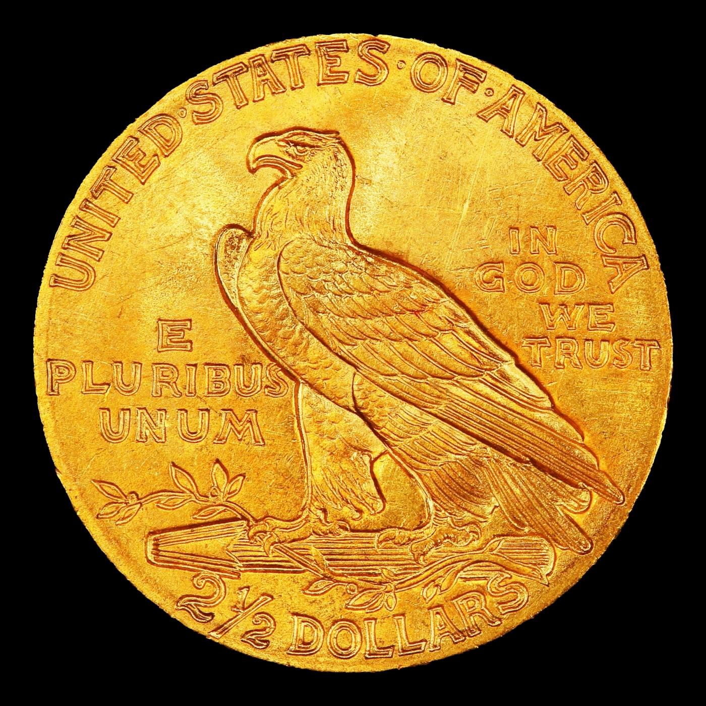 1913-p Gold Indian Quarter Eagle $2 1/2 ms65 SEGS