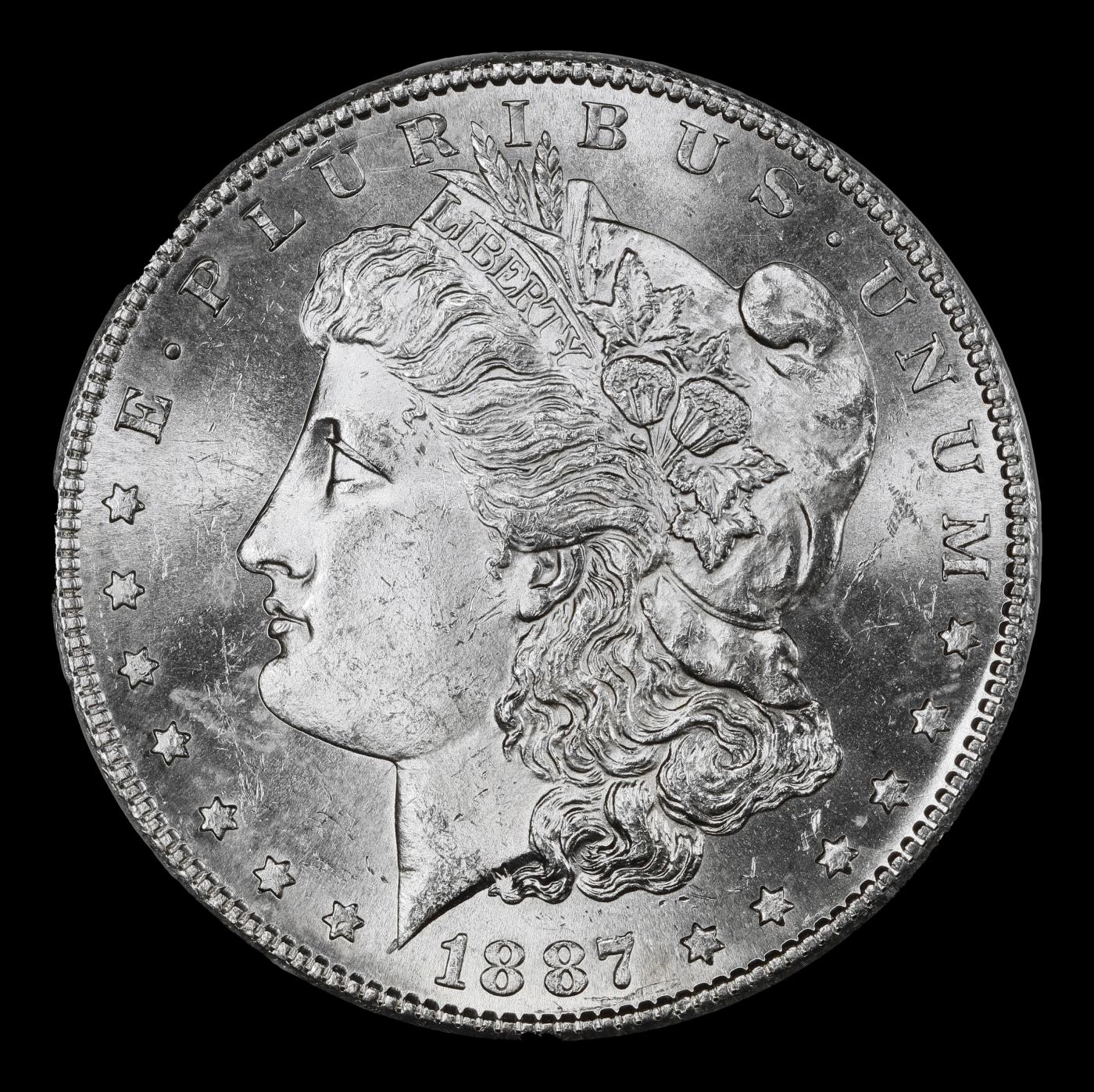1887-s Morgan Dollar $1 ms65 SEGS