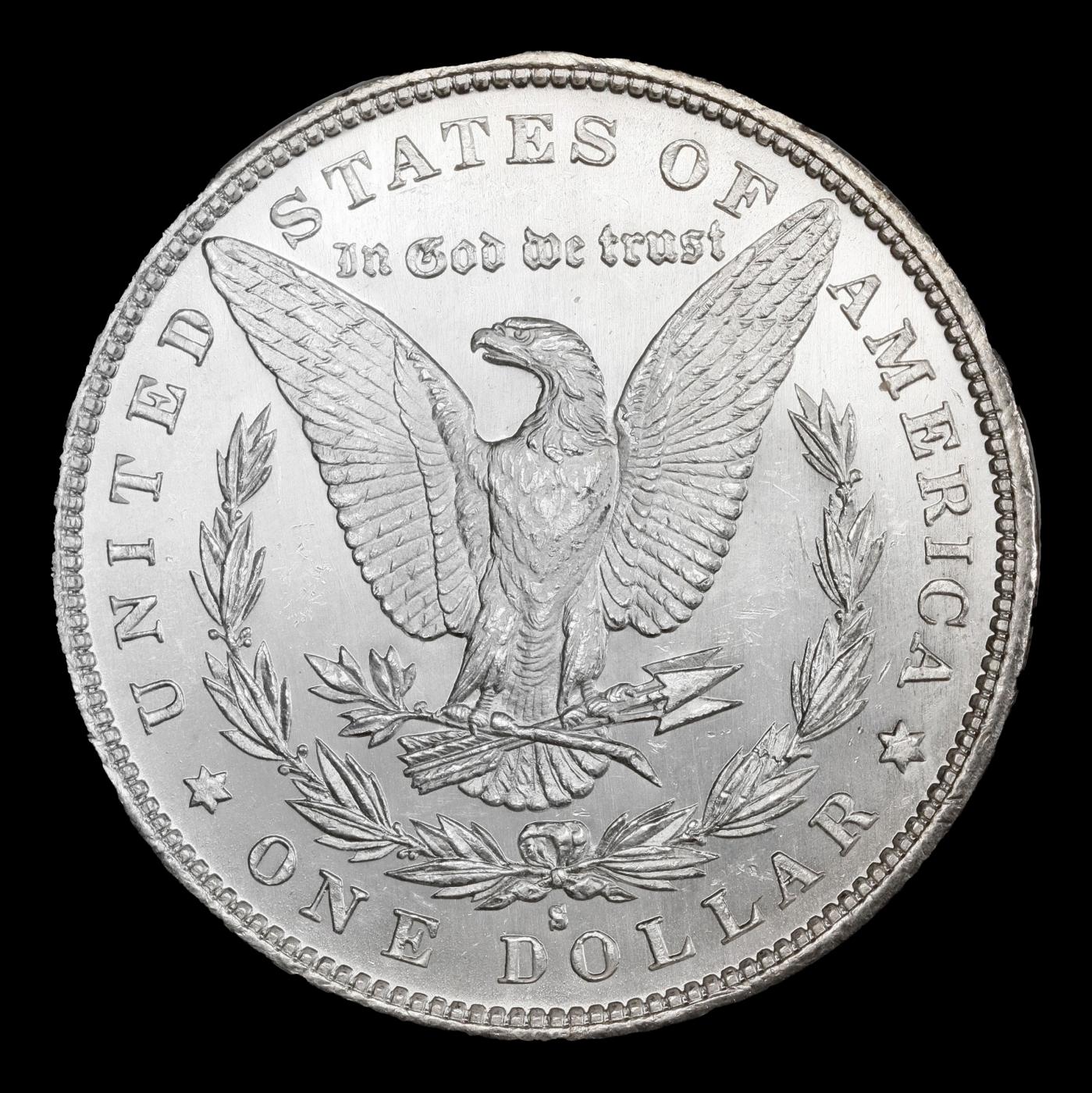 1879-p Morgan Dollar $1 Grades ms65
