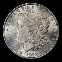 1879-p Morgan Dollar $1 Grades ms62+