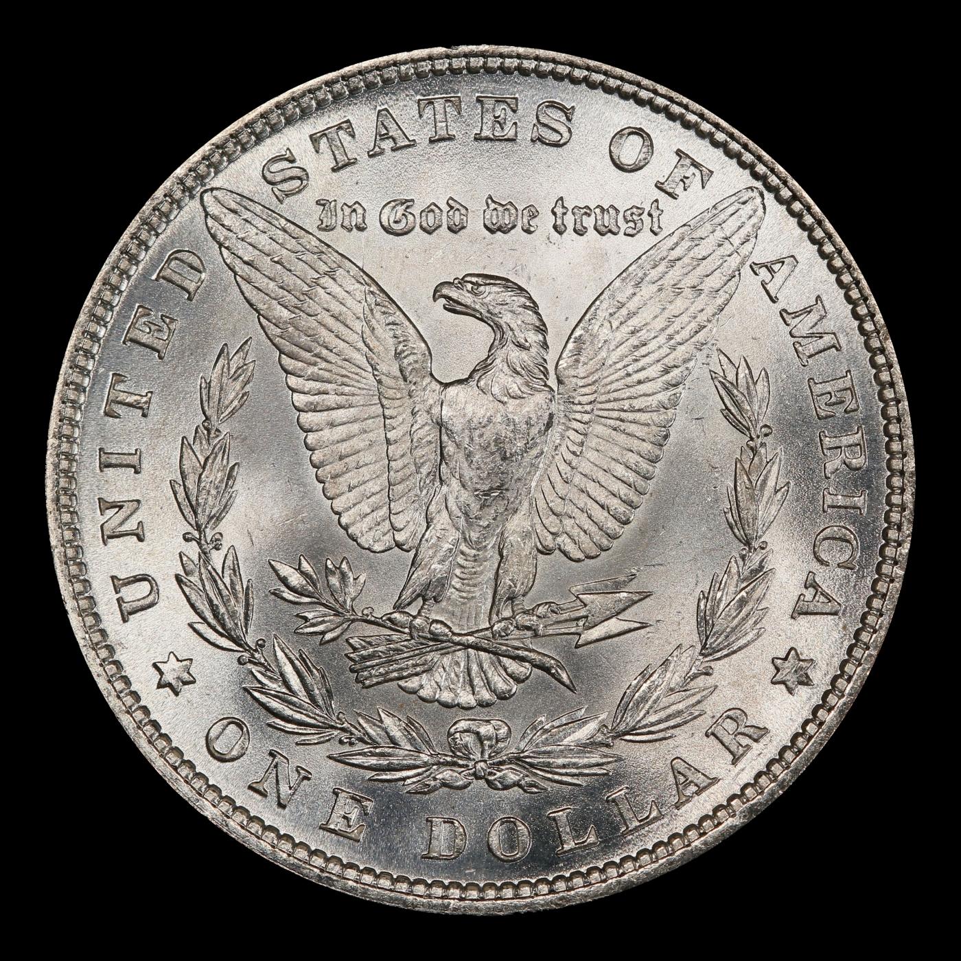 1879-p Morgan Dollar $1 Grades ms62+