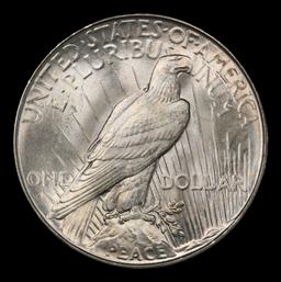 1934-d Peace Dollar Near Top Pop $1 ms66+ SEGS